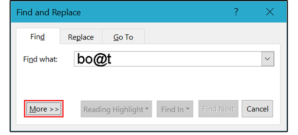 06 using the at sign wildcard