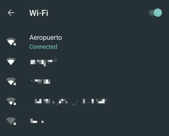 Android N new Wi-Fi network picker