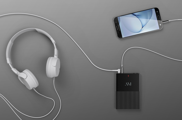 aftermaster pro with headphones