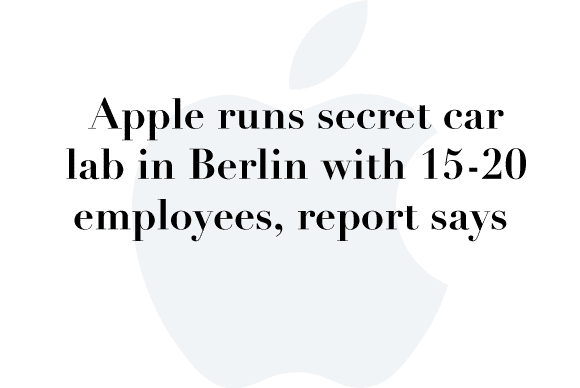 apple car secret lab