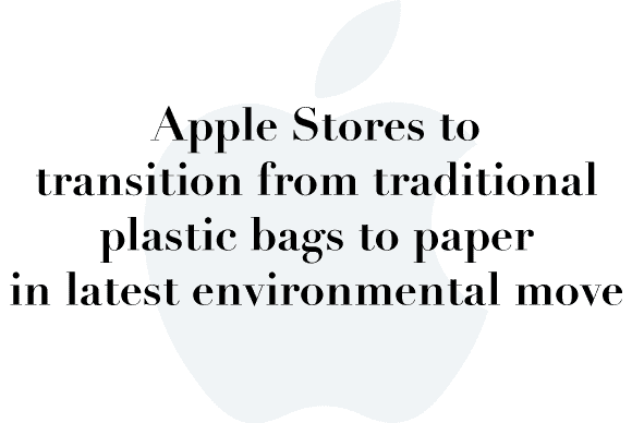 apple paper plastic