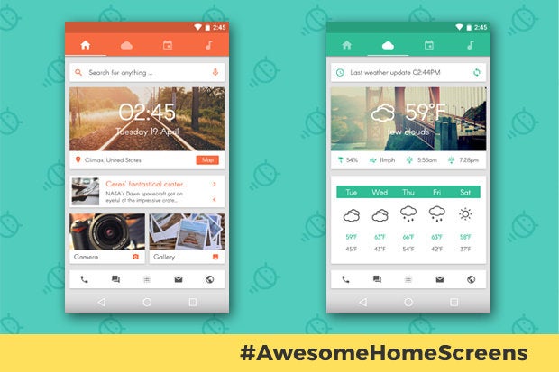 Awesome Android Home Screens: The Sliding Stacker