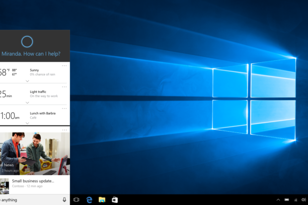 cortana search windows10