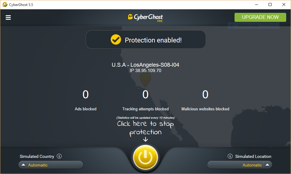 cyberghost free login