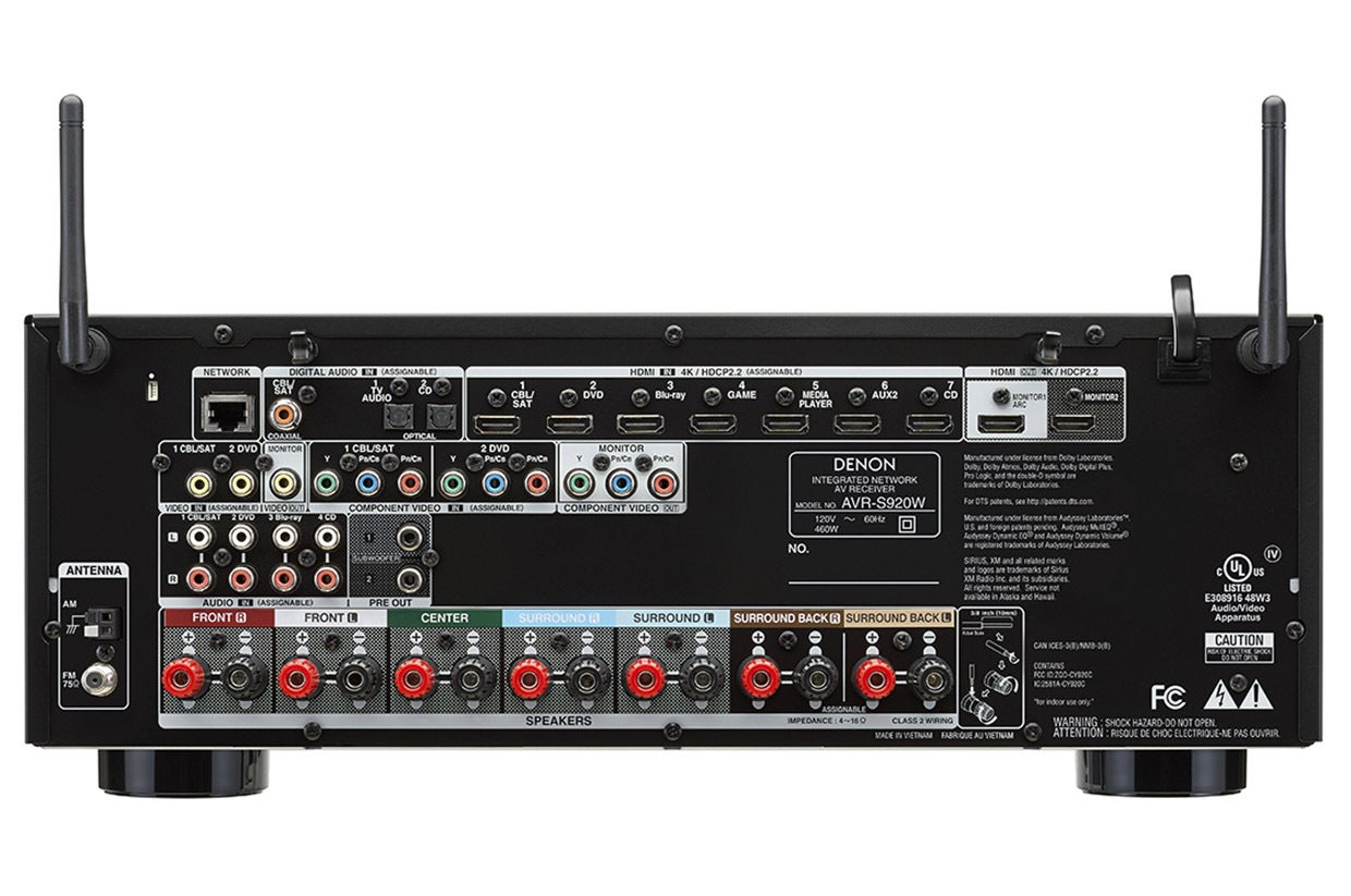 Denon announces new AVRS720W and AVRS920W A/V receivers TechHive