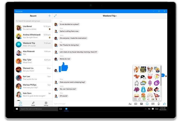 Facebook Gives Windows 10 A Hug With New Facebook Messenger And Instagram Apps Pcworld