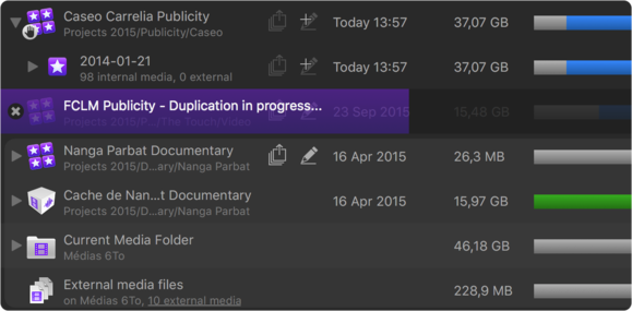 final cut library manager 3 duplicate