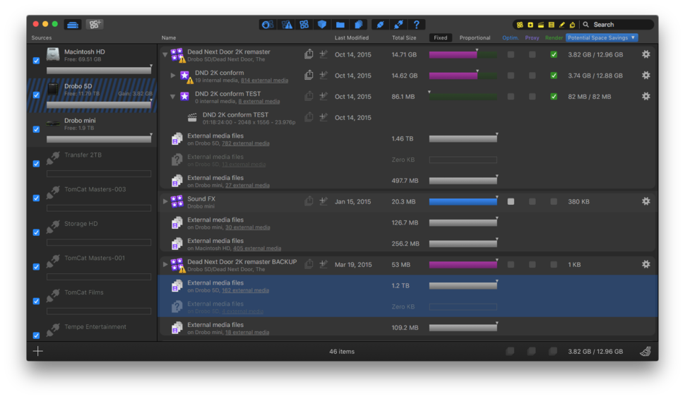 Final cut library manager for mac pro