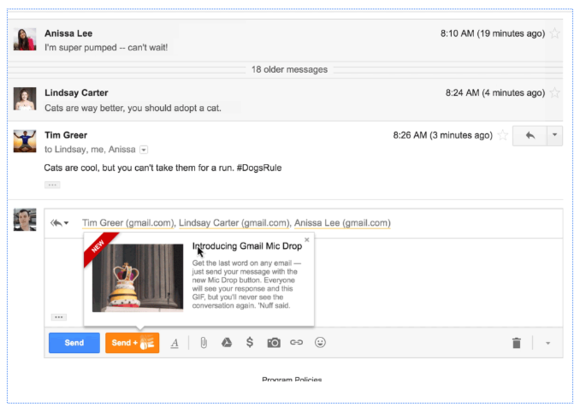gmailmicdrop