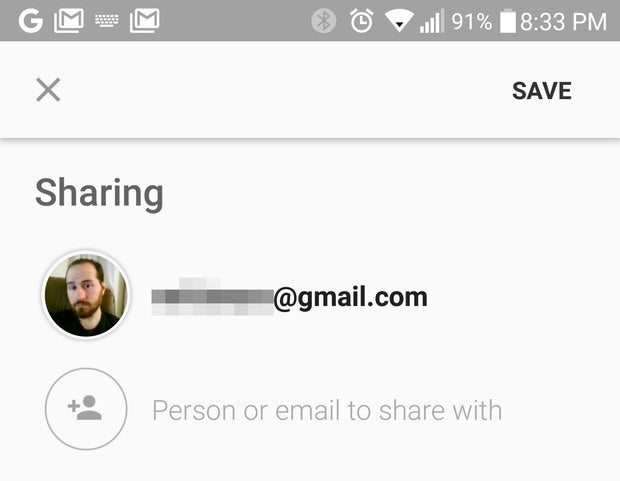 google keep tips sharing