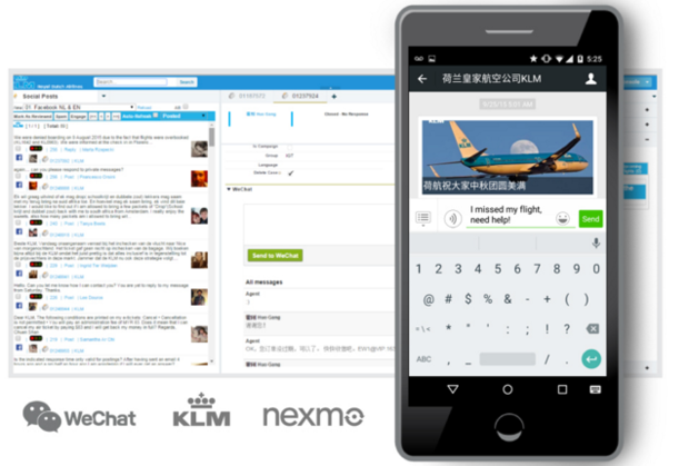klm uses nexo