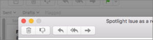 mac911 control buttons mail full screen
