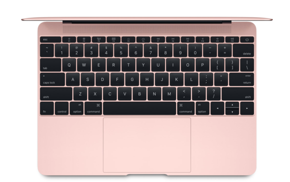 macbook 2016 rose gold