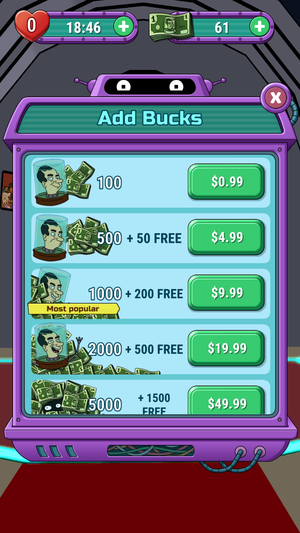 mw futurama bucks