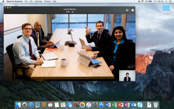 automated call from mac os skype
