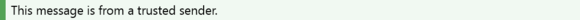 outlook trusted