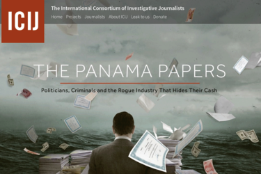 panama papers icij internation consortium of investigative journalists web site