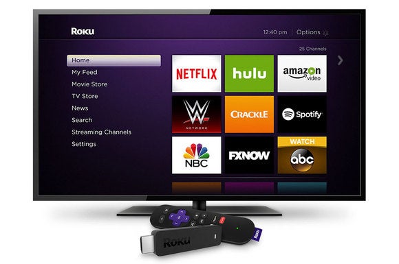 roku streaming stick w roku home screen
