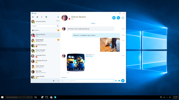 skype universal app