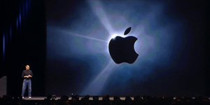 steve jobs apple logo