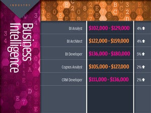 Business intelligence  tech industry salaries