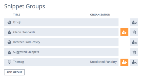 textexpander ecosystem web groups