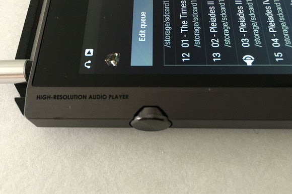 The Pioneer’s volume control is understated compared to some other hi-res audio players
