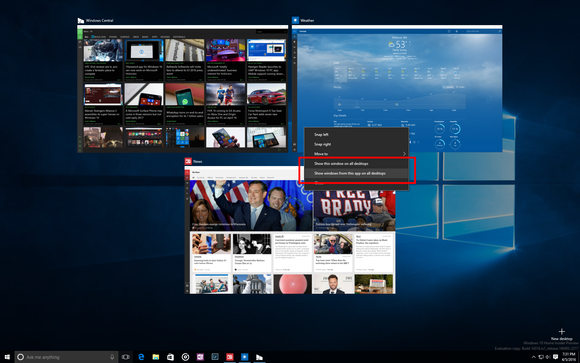 win10 anniversary update virtual desktops