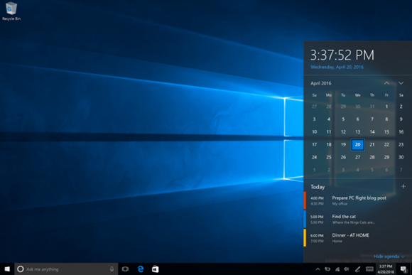 windows 10 new taskbar Build 14328