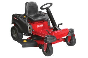 wireless enabled craftsman 22 hp v twin 42 in. zero turn steerable riding mower