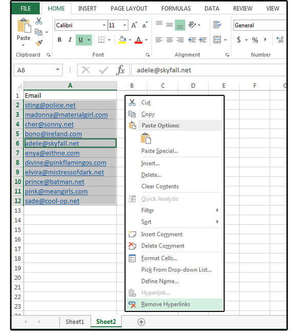 01 remove all hyperlinks in a column simultaneously