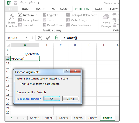 Формат текущая дата. Excel Insert the current Date and time in a Cell.