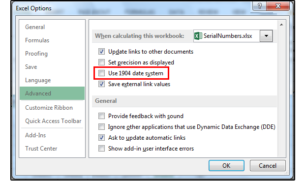 Excel formula convert number to date