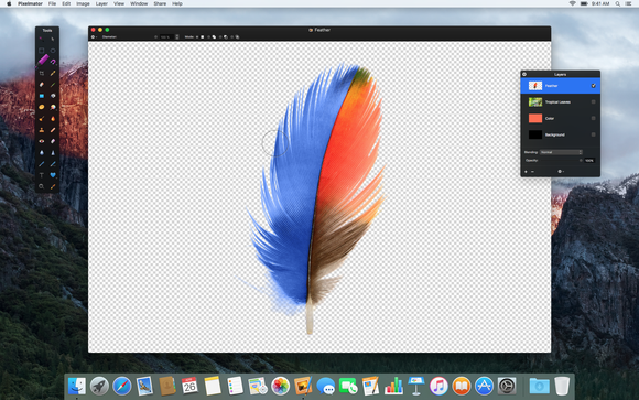 1. pixelmator quick selection tool