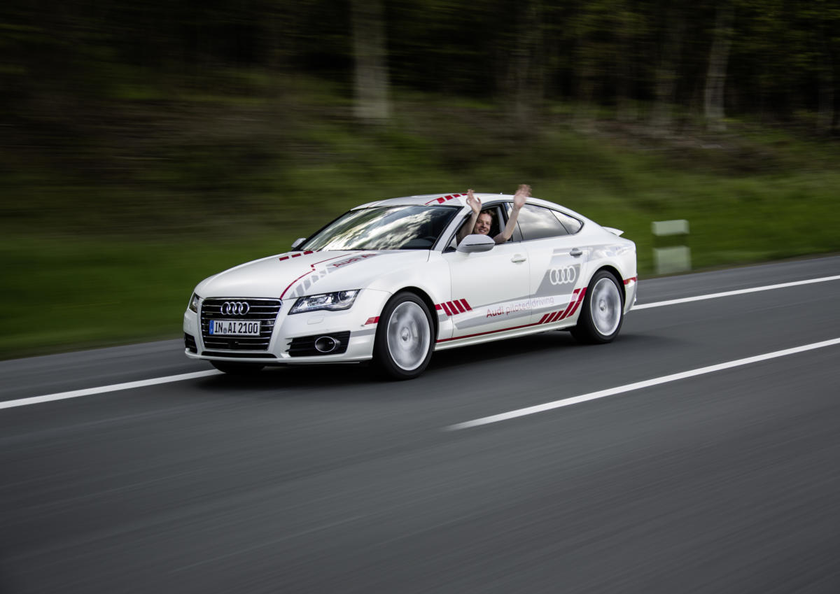 audi a7 autonomous car