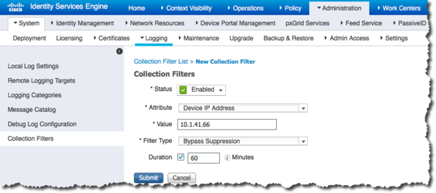 Figure 6 - Collection Filters