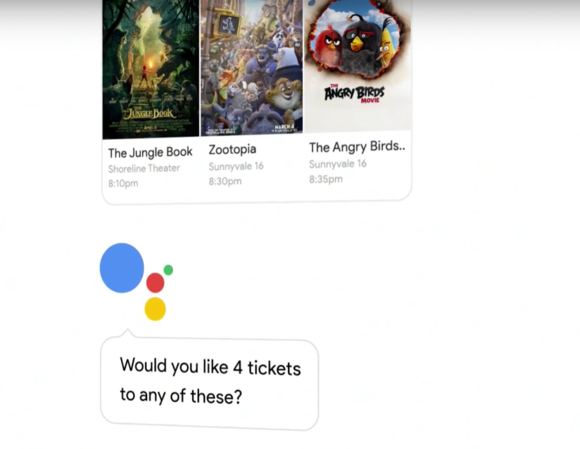 google assistant movies