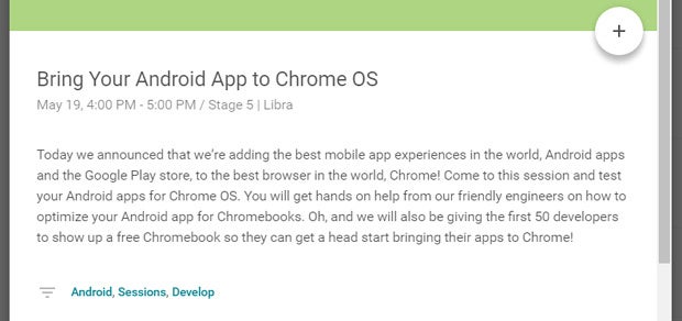 Google I/O 2016 - Chrome OS, Android