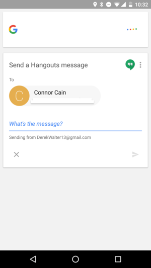 hangouts voice call