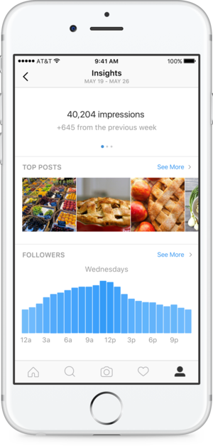 instagram business insights