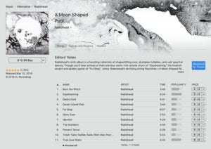 itunes store downloads apple music radiohead