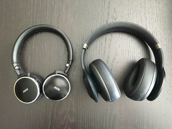 on ear over the ear sizes compared
