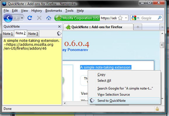 quicknote