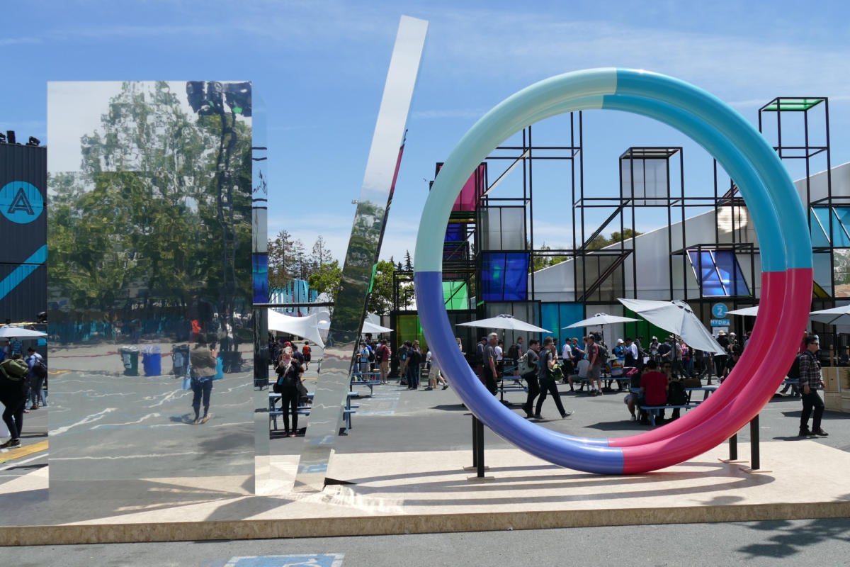 Google I/O sign