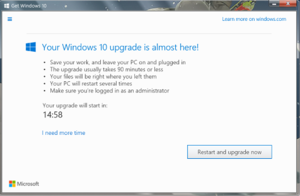 windows 10 15 minute reminder