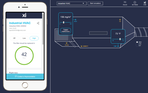 xively product simulator