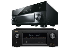 Yamaha and Denon AV receivers