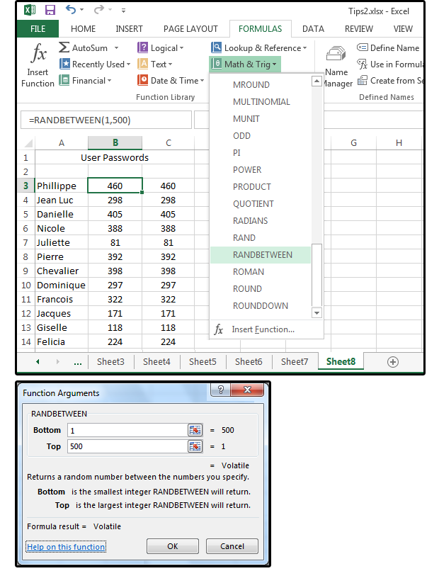 Excel Tips 6 Slick Shortcuts Handy Functions And Random Number