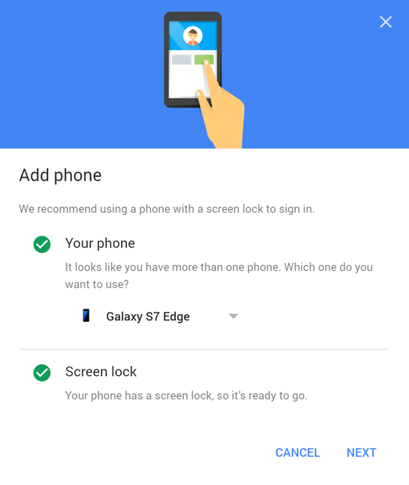add phone two factor