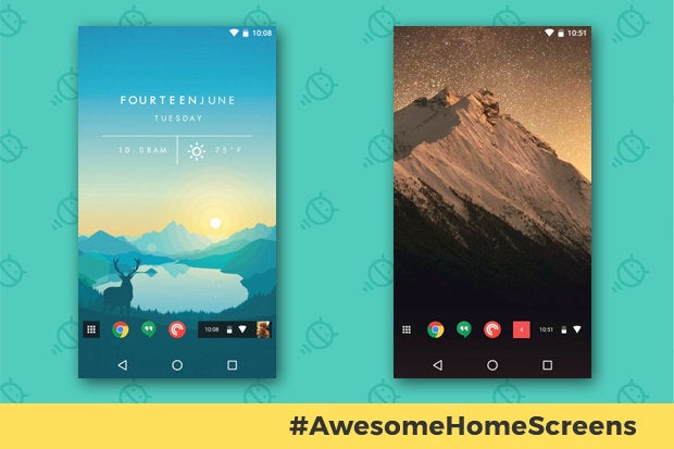 Awesome Android Home Screens: The Chrome Phone